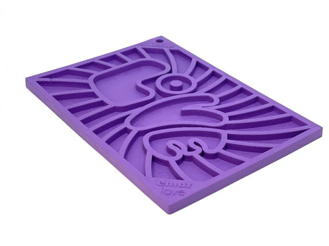Groovy Love Patterned Lick Mat – Small Size Pet Enrichment Toy | Made in USA SodaPup  EMAT
