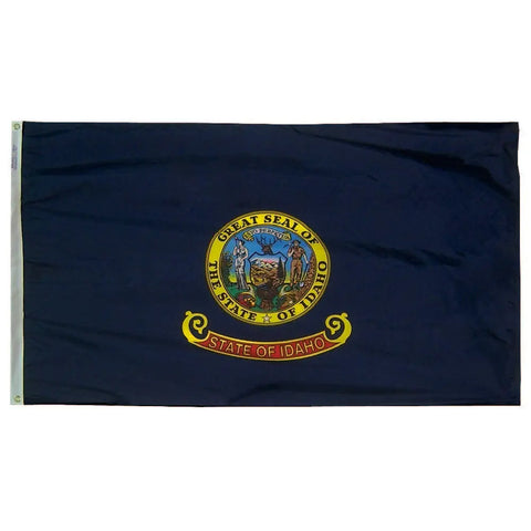 Idaho State Flag 3x5 Ft – Durable Outdoor Nylon with UV-Resistant SolarGuard Dyes | Made in USA Freedom Flag and Pole 
