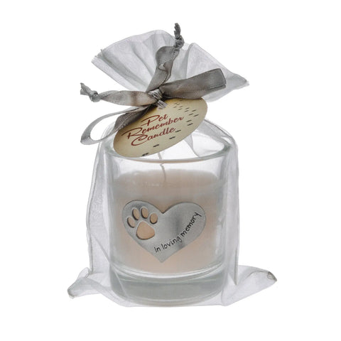 In Loving Memory Memorial Candle – Unscented Comfort Candle for Grieving Pet Owners | Made in USA Whitney Howard Designs  Candles