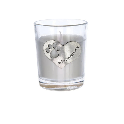 In Loving Memory Memorial Candle – Unscented Comfort Candle for Grieving Pet Owners | Made in USA Whitney Howard Designs  Candles