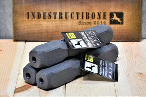 Indestructibone Durable Smooshy Face Chew Toy 3 Pack – For Brachycephalic Dogs 40-80 Lbs | Made in USA Bulletproof Pet Products Inc  Indestructibone chew toys