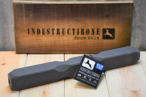 Indestructibone Mega Max 12 Inch Durable Dog Chew Toy – For 51-100 Lbs Dogs | Made in USA Bulletproof Pet Products Inc  Indestructibone chew toys