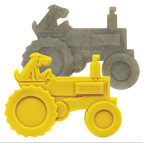 Industrial Dog Tractor Nylon Chew Toy – Durable Power Chewer Toy | Made in USA SodaPup  Nylon Dog Toys