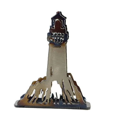 Industrial Lighthouse Metal Napkin Holder – Coastal Kitchen Decor | Handmade in USA Knights Home Decor  item