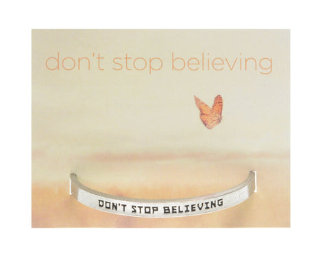 Inspirational Open Cuff Bracelet – Recycled Pewter Quotable Jewelry | Handmade in USA Motivational Gift Whitney Howard Designs  Cuff Bracelets