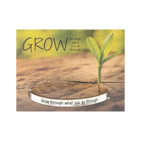 Inspirational Quotable Cuff Bracelet – Handcrafted Recycled Pewter Adjustable Band | Made in USA Whitney Howard Designs  Cuff Bracelets
