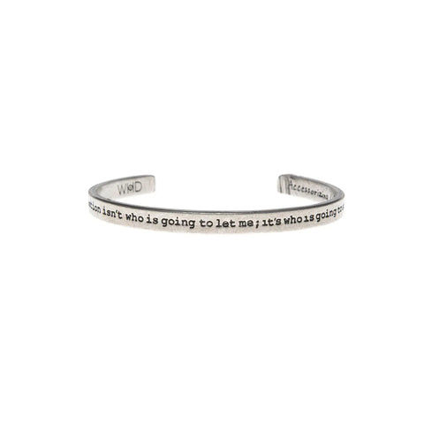 Inspirational Quotable Pewter Cuff Bracelet – Handcrafted Affirmation Jewelry | Made in USA Whitney Howard Designs  Cuff Bracelets