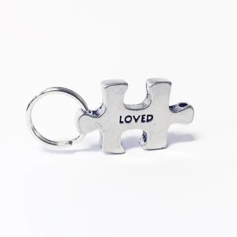 Inspirational "I Am" Puzzle Piece Charms – Daily Affirmation Keychains | Whitney Howard Designs Made in USA Whitney Howard Designs  "I AM"