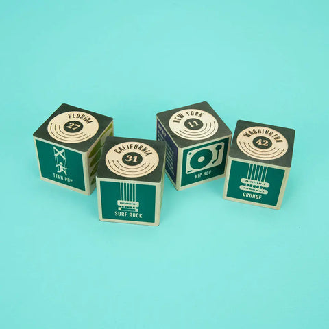 Interactive Educational State of Sound Blocks by Uncle Goose – 1.75 Inch USA State Cubes from Sustainable Basswood | Made in USA Uncle Goose  Eclectic