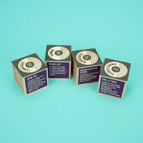 Interactive Educational State of Sound Blocks by Uncle Goose – 1.75 Inch USA State Cubes from Sustainable Basswood | Made in USA Uncle Goose  Eclectic