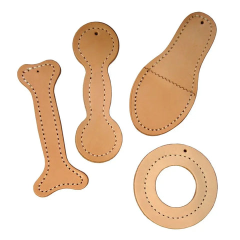 Interactive Natural Leather Dog Toy Auburn Leathercrafters  item