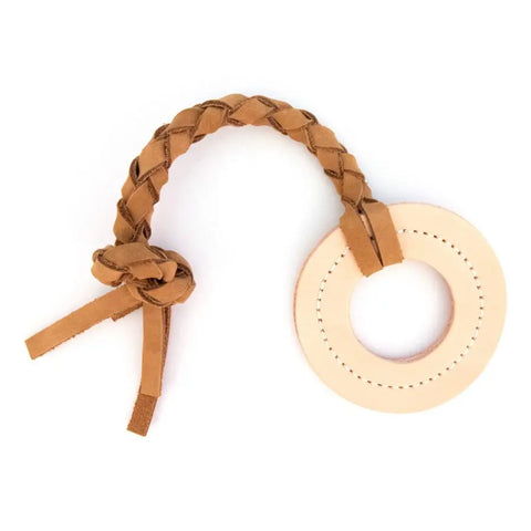 Interactive Natural Leather Tug Toy Auburn Leathercrafters  item
