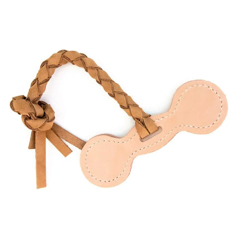 Interactive Natural Leather Tug Toy Auburn Leathercrafters  item