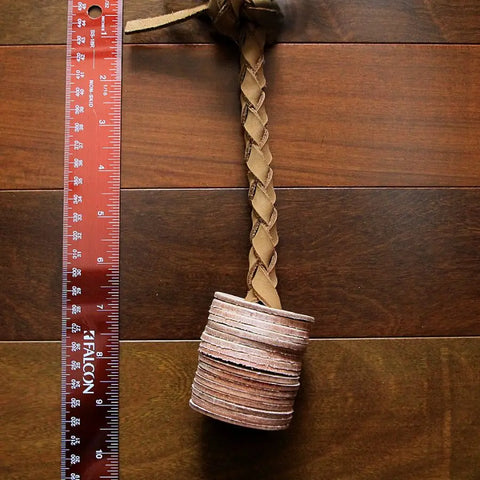 Interactive Natural Leather Tug Toy Auburn Leathercrafters  item