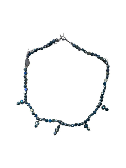 Iridescent Bead Necklace With Adjustable Length – Lightweight Statement Jewelry for Women | Made in USA Michelle Marie Boutique  Necklace