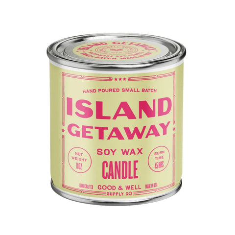 Island Getaway Happy Place Candle Good & Well Supply Co.  Candles