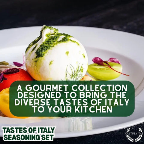 Italian Seasoning Gift Set – Gourmet Artisanal Spice Blends Six Pack | Made in USA Gustus Vitae  Collections & Gift Sets