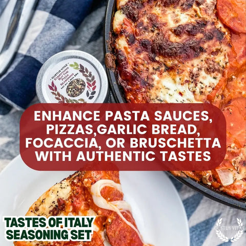 Italian Seasoning Gift Set – Gourmet Artisanal Spice Blends Six Pack | Made in USA Gustus Vitae  Collections & Gift Sets