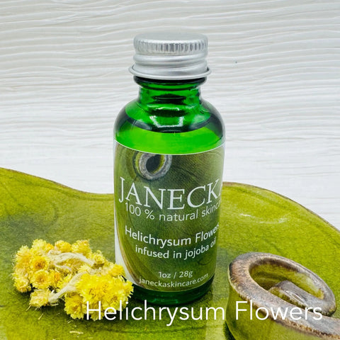 Janecka Herbal Infused Jojoba Oil 1oz – Organic Plant Extracts | Made in USA Janecka Skincare 