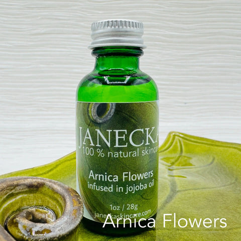 Janecka Herbal Infused Jojoba Oil 1oz – Organic Plant Extracts | Made in USA Janecka Skincare 