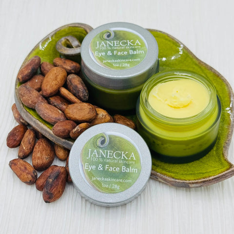 Janecka Natural Eye and Face Balm 1oz – Hydrating Skincare | Made in USA Janecka Skincare 