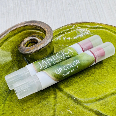 Janecka Natural Tinted Lip Balm – Organic Mineral Pigments | Made in USA Janecka Skincare 