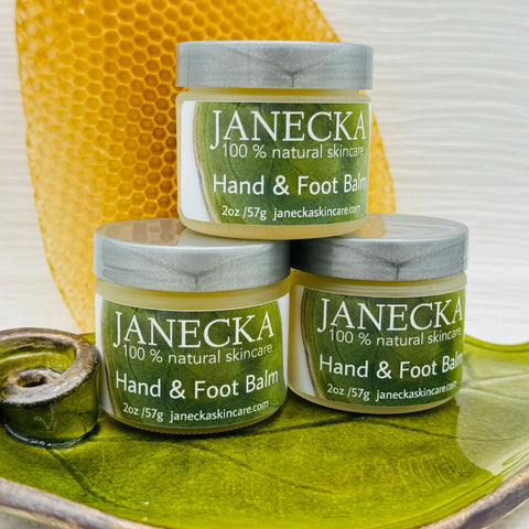 Janecka Organic Hand and Foot Balm – 2oz Natural Skin Relief | Made in USA Janecka Skincare 