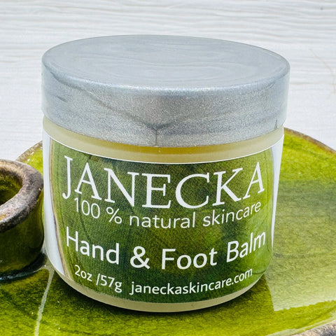 Janecka Organic Hand and Foot Balm – 2oz Natural Skin Relief | Made in USA Janecka Skincare 