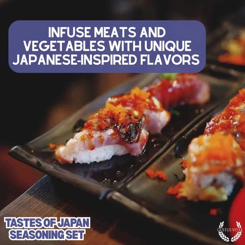 Japanese Seasoning Gift Set – Artisanal Spice Blends Six Pack | Handcrafted in USA Gustus Vitae  Collections & Gift Sets