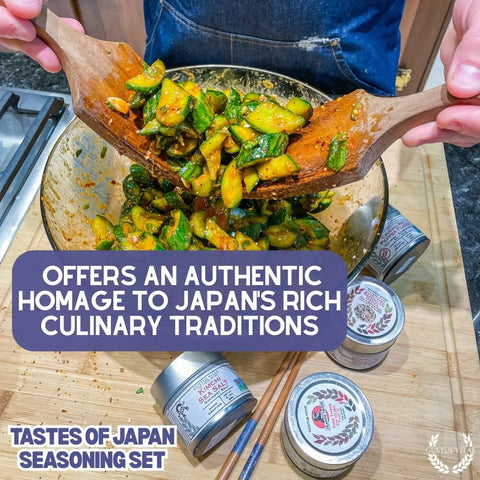 Japanese Seasoning Gift Set – Artisanal Spice Blends Six Pack | Handcrafted in USA Gustus Vitae  Collections & Gift Sets