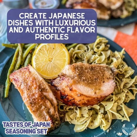 Japanese Seasoning Gift Set – Artisanal Spice Blends Six Pack | Handcrafted in USA Gustus Vitae  Collections & Gift Sets