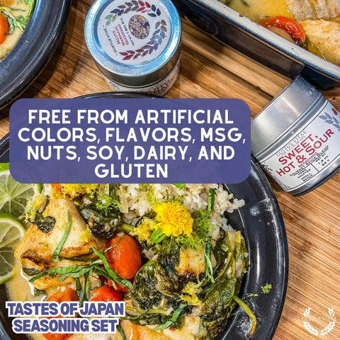 Japanese Seasoning Gift Set – Artisanal Spice Blends Six Pack | Handcrafted in USA Gustus Vitae  Collections & Gift Sets