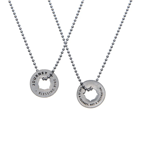 Journey Blessing Ring Charm – Handcrafted Pewter Token for Inspirational Gifts | Made in USA Whitney Howard Designs  Blessing Ring