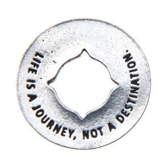Journey Blessing Ring Charm – Handcrafted Pewter Token for Inspirational Gifts | Made in USA Whitney Howard Designs  Blessing Ring