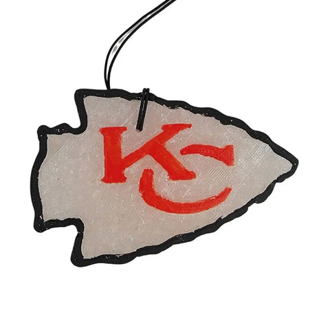 Kansas City Chiefs Arrowhead Car Air Freshener – Vehicle Interior Scent | Made in USA Accessory Bath Bums  Car Freshies