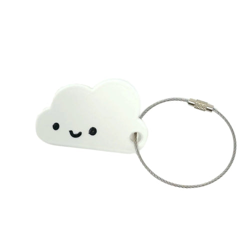 Kawaii Cloud Backpack Charm – Cute Bag Accessory | Made in USA Chatelet Manufacturing 