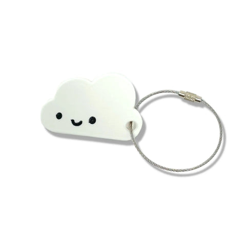 Kawaii Cloud Backpack Charm – Cute Bag Accessory | Made in USA Chatelet Manufacturing 