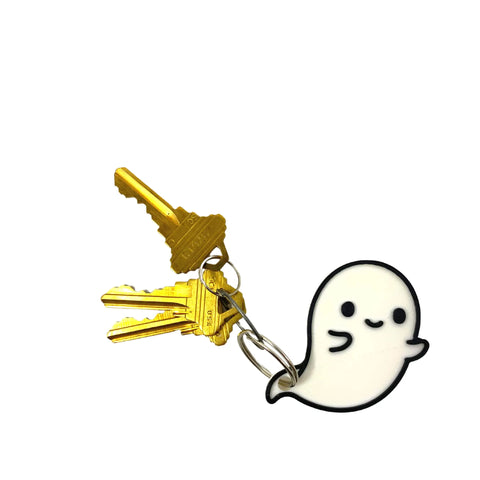 Kawaii Ghost Keychain – Cute Bag Charm Accessory | Made in USA Chatelet Manufacturing 