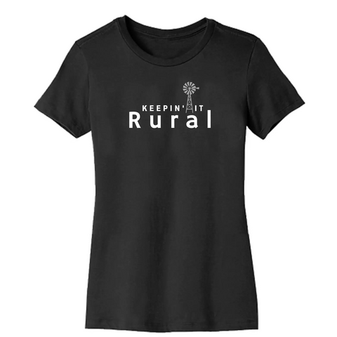Keepin It Rural Organic Cotton Unisex T-Shirt – Tagless Design | Made in USA Suede Kloth 