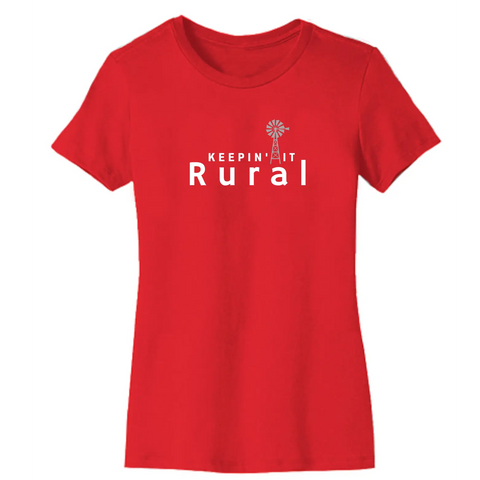 Keepin It Rural Organic Cotton Unisex T-Shirt – Tagless Design | Made in USA Suede Kloth 