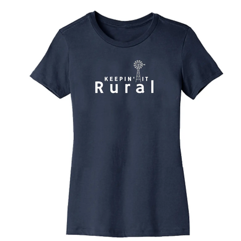 Keepin It Rural Organic Cotton Unisex T-Shirt – Tagless Design | Made in USA Suede Kloth 