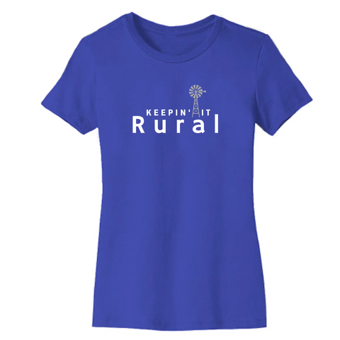 Keepin It Rural Organic Cotton Unisex T-Shirt – Tagless Design | Made in USA Suede Kloth 