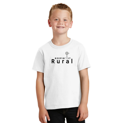 Keepin It Rural Organic Cotton Unisex T-Shirt – Tagless Design | Made in USA Suede Kloth 