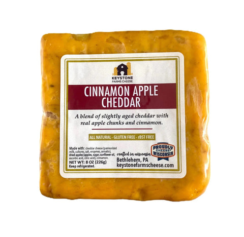 Cinnamon Apple Cheddar Vern's Cheese  Cheese