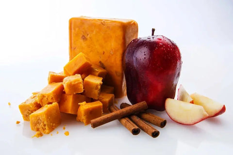 Keystone Farms Cinnamon Apple Cheddar Cheese – Handcrafted Wisconsin Cheese Blend | Made in USA Keystone Cheese  Cheese