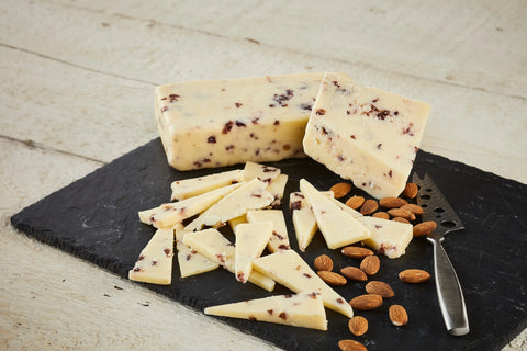 Keystone Farms Wisconsin Cranberry Infused White Cheddar Cheese 6-10oz Blocks – Handcrafted Made in USA Keystone Cheese  Cheese