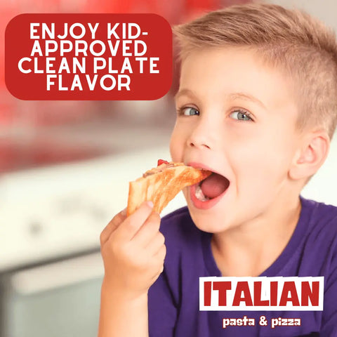 Kid's Italian Pasta And Pizza Seasoning 4.8 Oz – Kid Friendly Blend | Made In USA Gustus Vitae  Gourmet Seasonings