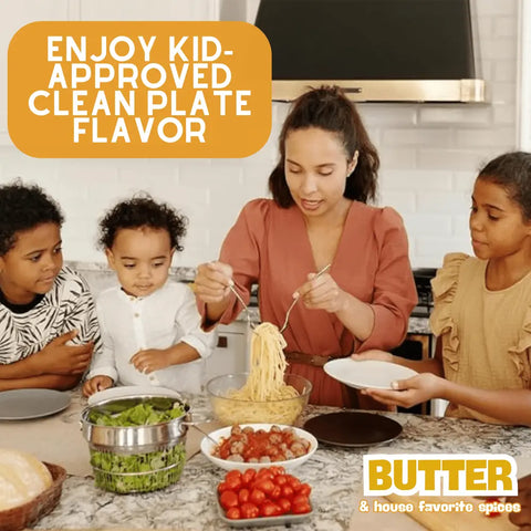 Kid’s Menu Butter Spice Blend 6.2 oz – Family Friendly | Made in USA Gustus Vitae  Gourmet Seasonings