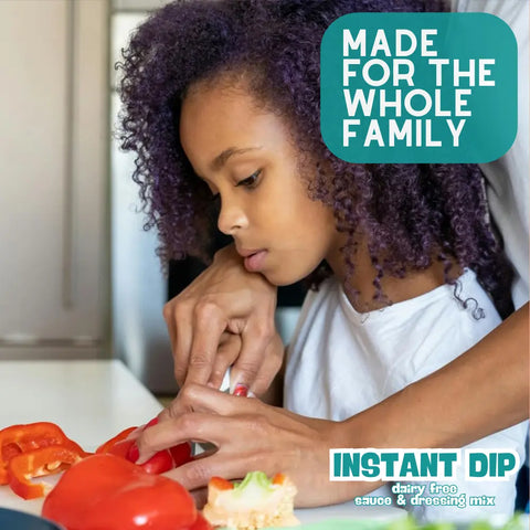 Kid’s Menu Instant Dip Mix – Dairy-Free Sauce 6.2 Oz | Made in USA Gustus Vitae  Gourmet Seasonings