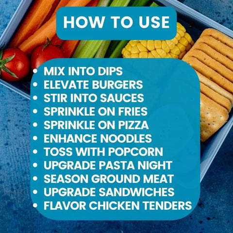 Kid’s Menu Seasoning Gift Set – 6-Pack XL Tins Family-Friendly Blends | Handcrafted in USA with Non-GMO Ingredients Gustus Vitae  Collections & Gift Sets